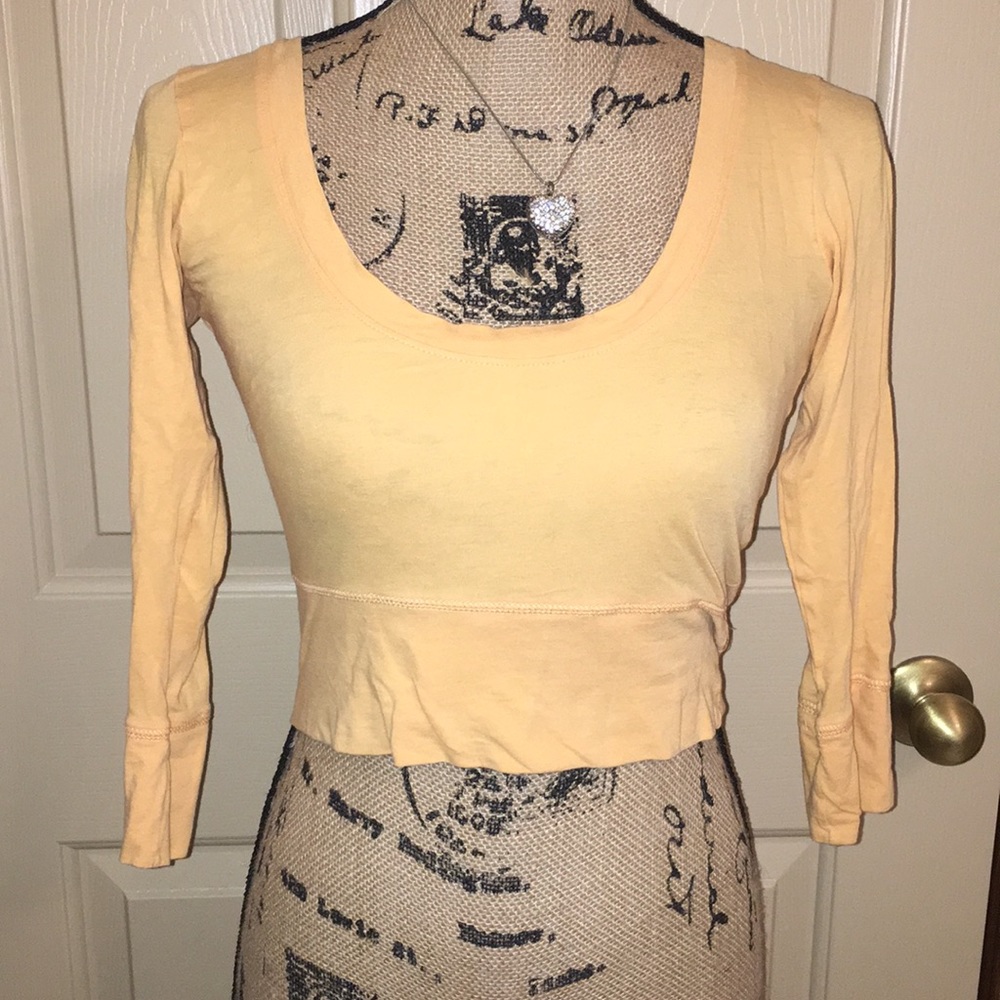 Orange Hollister Crop Top size Medium